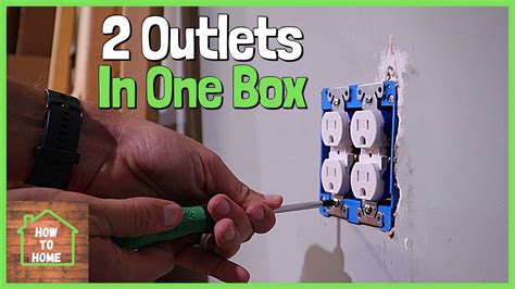 how to wire a dulex outlet in a metal box|two outlets in one box.